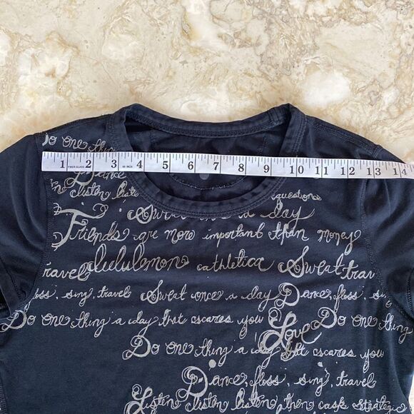 Lululemon Athletica Script T-Shirt - Picture 12 of 16